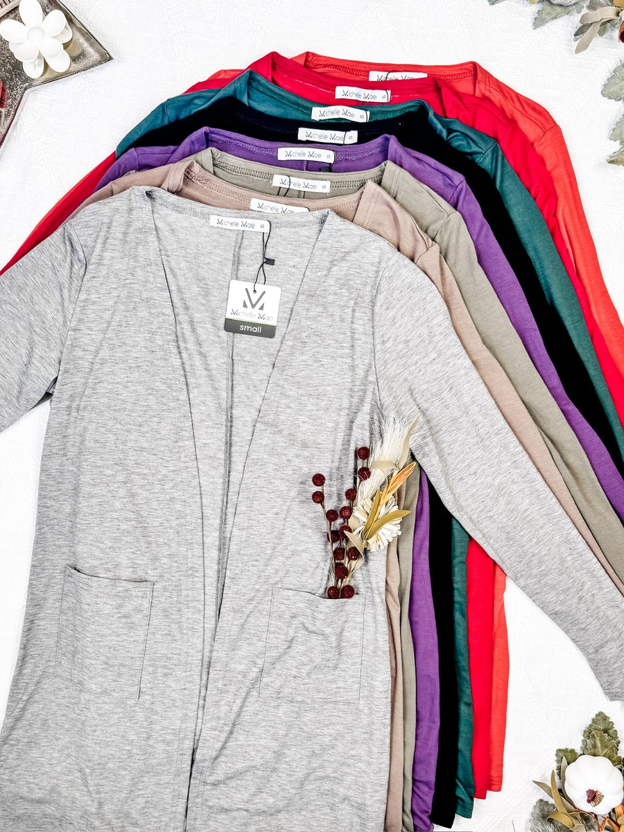 WAREHOUSE Classic Cardigan - Pumpkin FINAL SALE