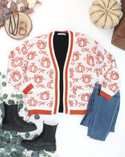 WAREHOUSE ONLY Pumpkins Pocket Cardigan