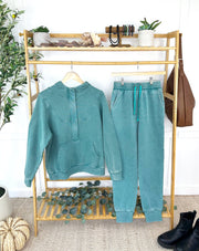 WAREHOUSE ONLY Vintage Wash Joggers - Teal