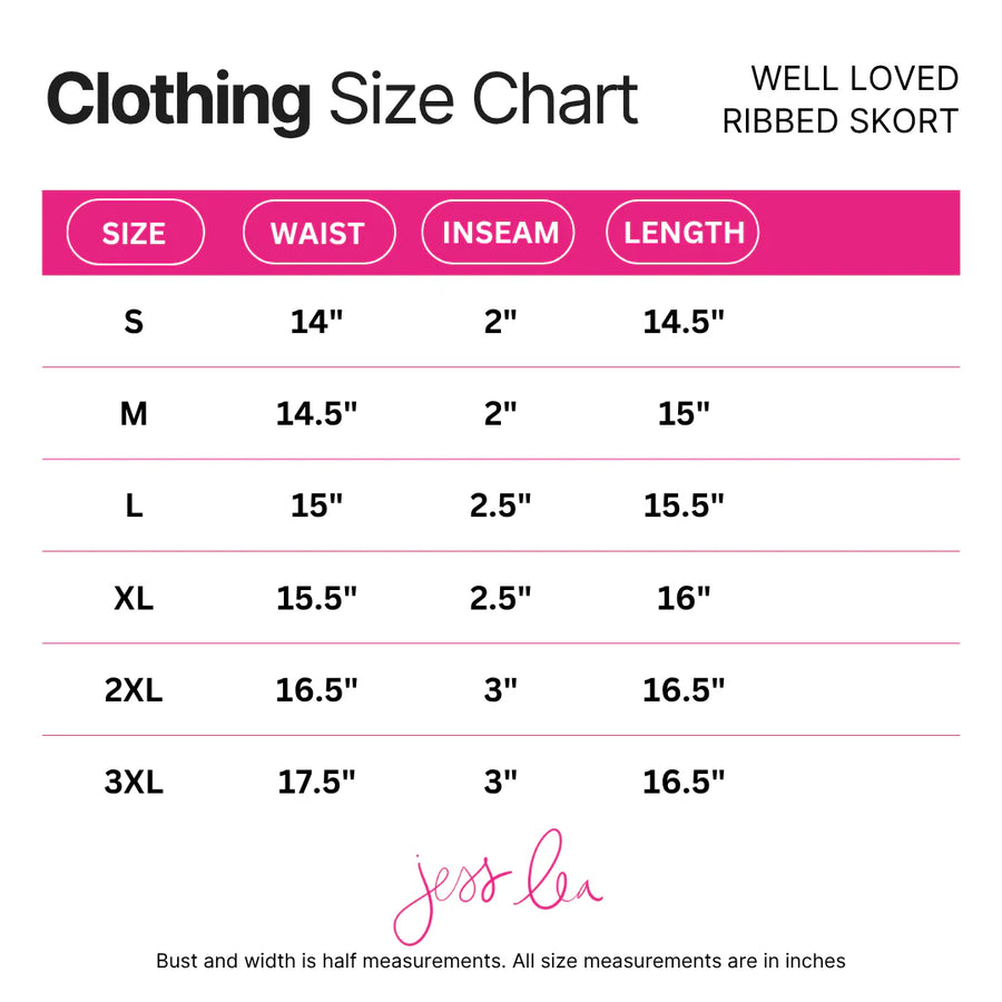 Well Loved Ribbed Skort- Chocolate