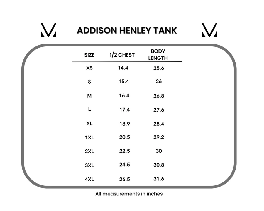 Addison Henley Tank - Cream Micro Floral