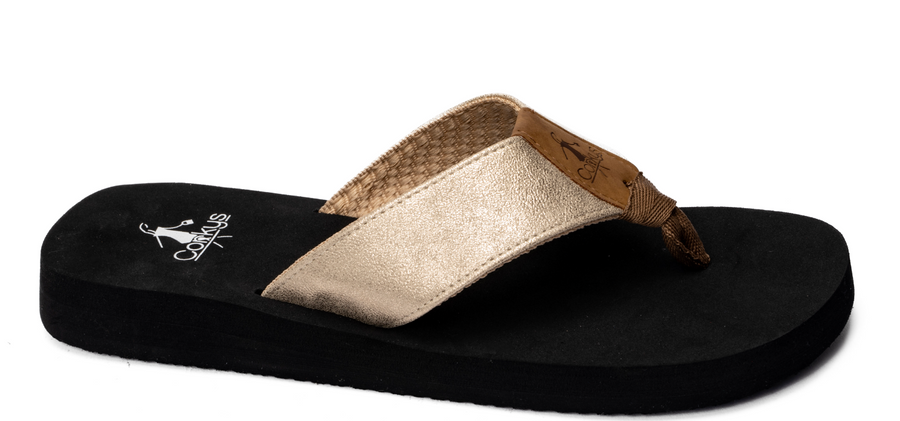 Summer Break Sandals- Gold