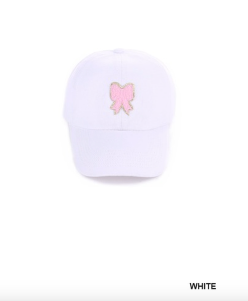 Chenille Bow Hat