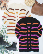 WAREHOUSE ONLY Halloween Striped Cardigan