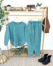 WAREHOUSE ONLY Vintage Wash Joggers - Teal