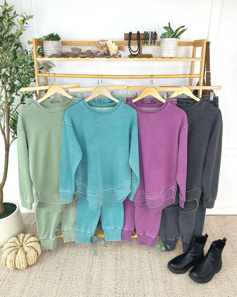 WAREHOUSE ONLY Vintage Wash Pullover - Olive