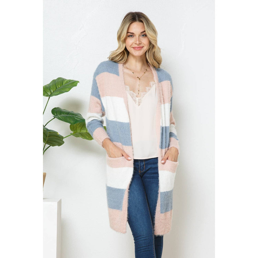 Striped Slouchy Cardigan