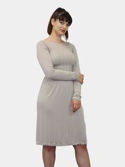 Knee Length Long Sleeve Dress