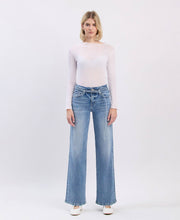 Olivia- High Rise Self Belt Wide Leg