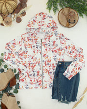 WAREHOUSE ONLY Fullzip Hoodie - Autumn Watercolor