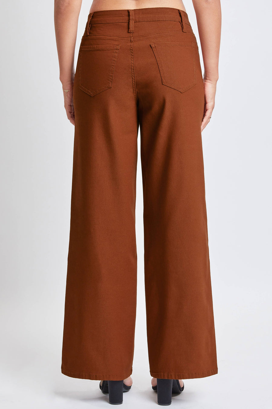 Hyperstretch High Rise Wide Leg- Copper