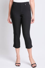 Hyperstretch Pull On Capri: Black