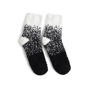 Black & White Fuzzy Socks- 3 Pair Set
