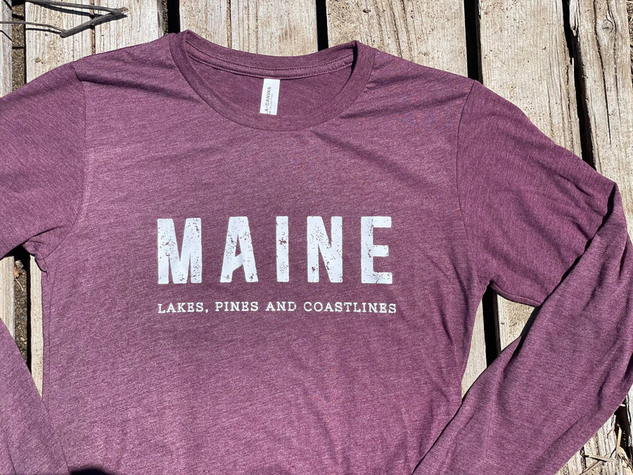 MAINE Long Sleeve T-Shirt