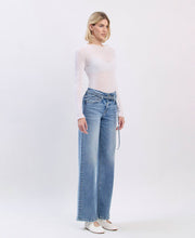 Olivia- High Rise Self Belt Wide Leg