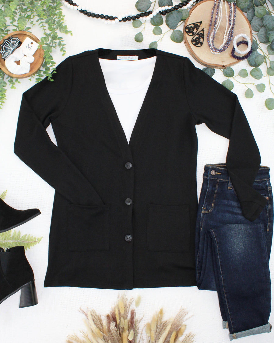 WAREHOUSE ONLY Cori Cardigan - Black