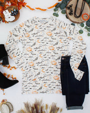 WAREHOUSE ONLY Blair Long Sleeve Top - Haunted Halloween