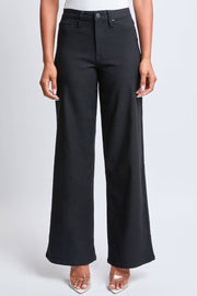 Hyperstretch High Rise Wide Leg- Black
