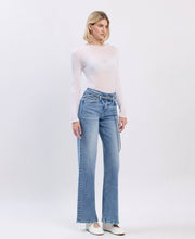 Olivia- High Rise Self Belt Wide Leg