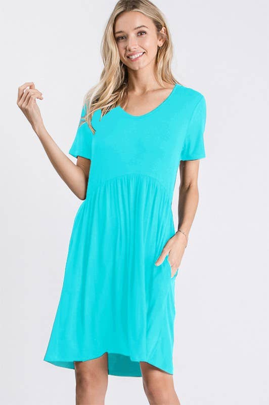 Babydoll Dress- Mint