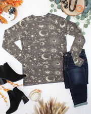 WAREHOUSE ONLY Blair Long Sleeve Top - Celestial Nights