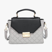Lou Square Quilted Crossbody w/ Push Lock
