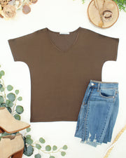 WAREHOUSE ONLY Chloe Cozy Top - Brown
