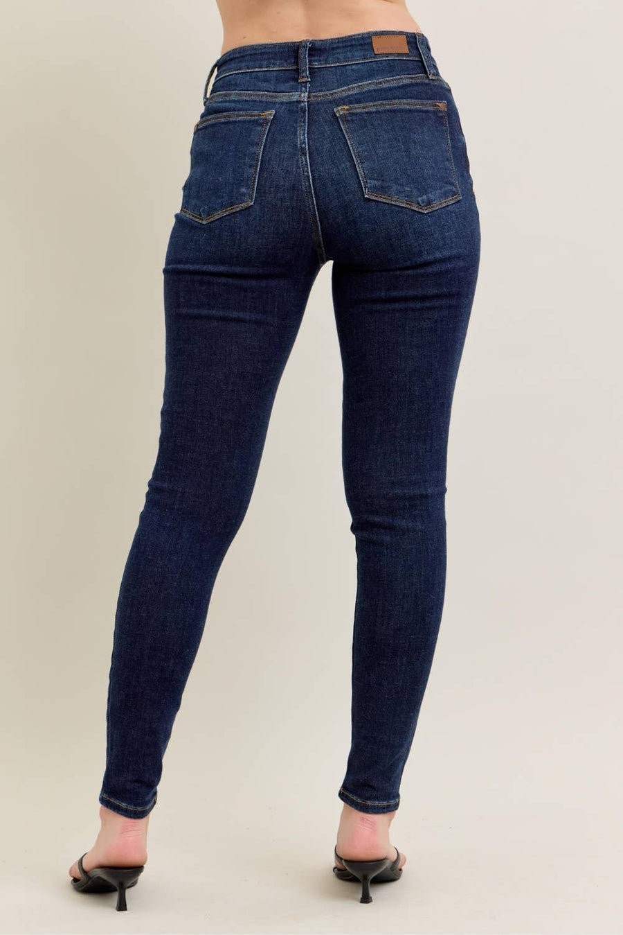 High Waisted Skinny- Dark Wash
