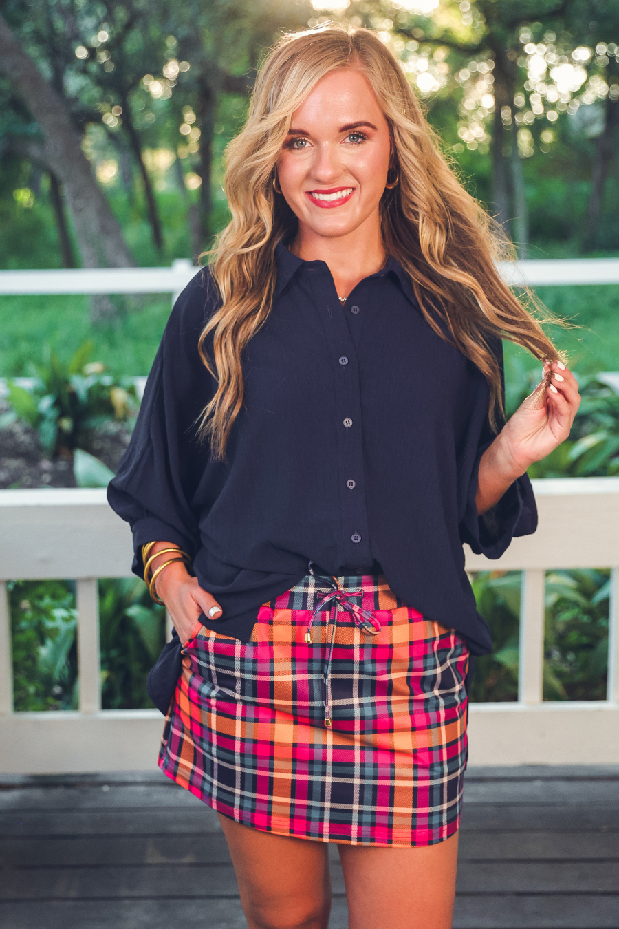 Patterned in Plaid Skort