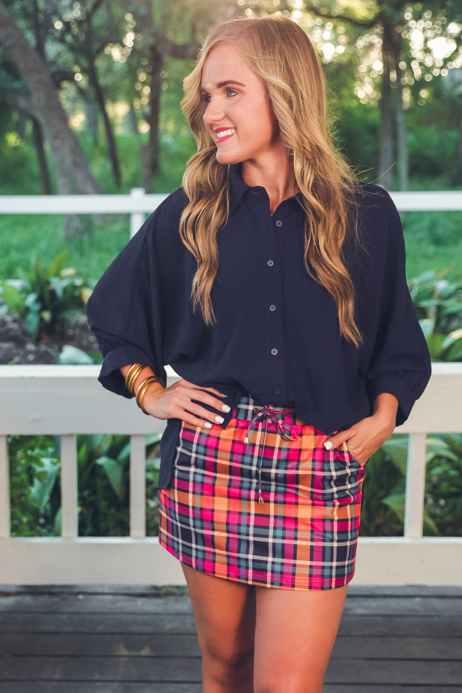 Patterned in Plaid Skort
