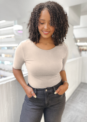 Elbow Sleeve Top