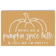 Pumpkin Spice Latte - Small Talk Rectangle