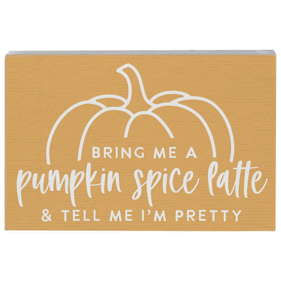 Pumpkin Spice Latte - Small Talk Rectangle