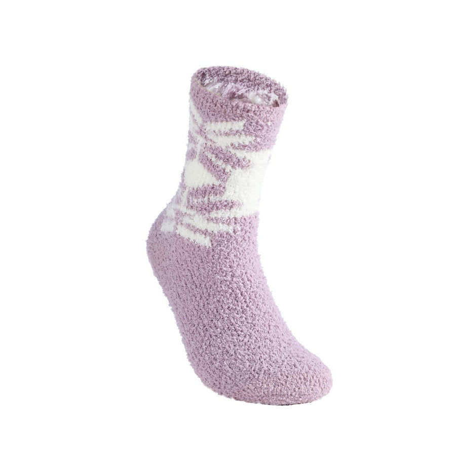 Lavender Fuzzy Socks - 3 Pair Set