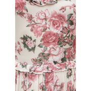 Ivory Floral Maxi