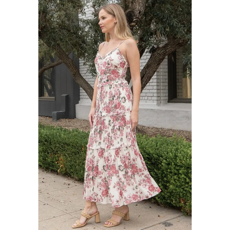 Ivory Floral Maxi