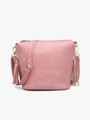 Dylan Crossbody- Rose