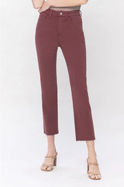 Jeanne High Rise Slim Straight Jean