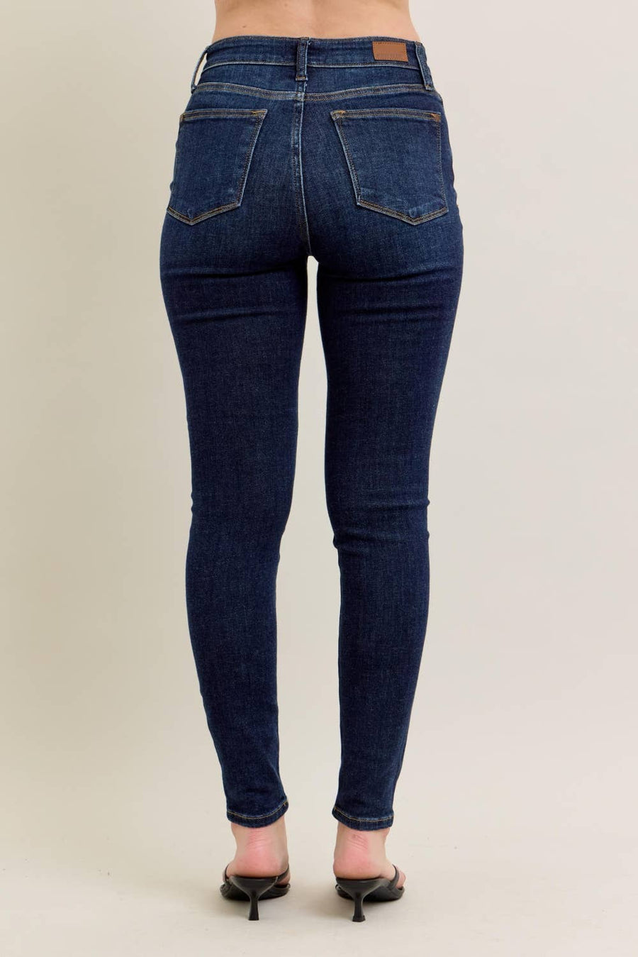 High Waisted Skinny- Dark Wash