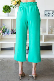 Paper Bag Pants- Green