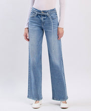 Olivia- High Rise Self Belt Wide Leg