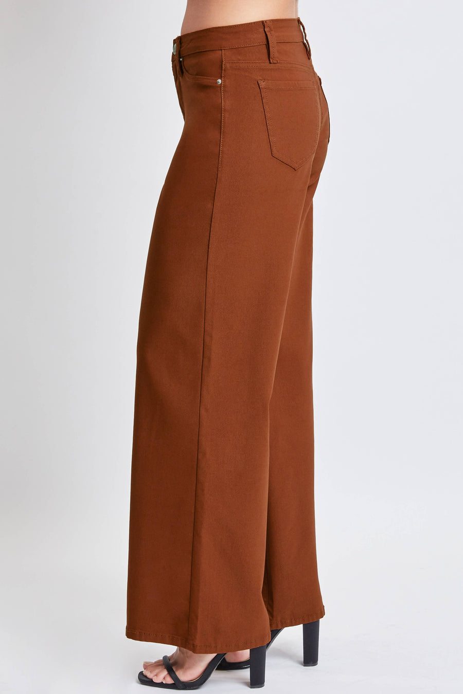 Hyperstretch High Rise Wide Leg- Copper