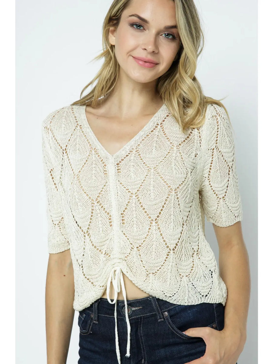 Crochet Knit TOP