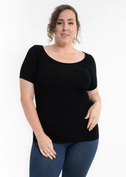 Reversible Short Sleeve Top