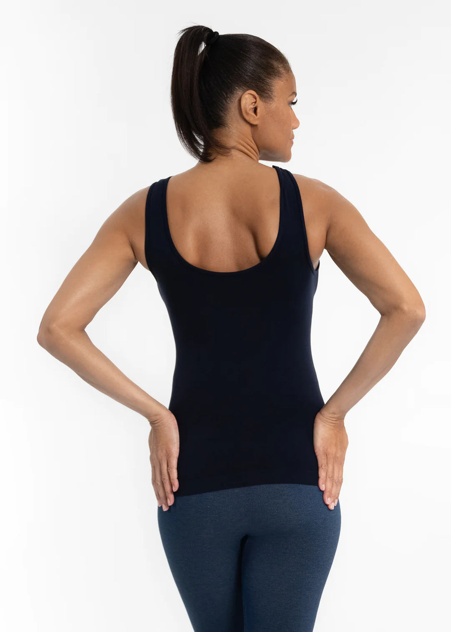 High Neck with Scoop Back Tank