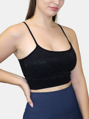 Lace Spaghetti Strap Bra