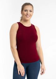 High Neck with Scoop Back Tank