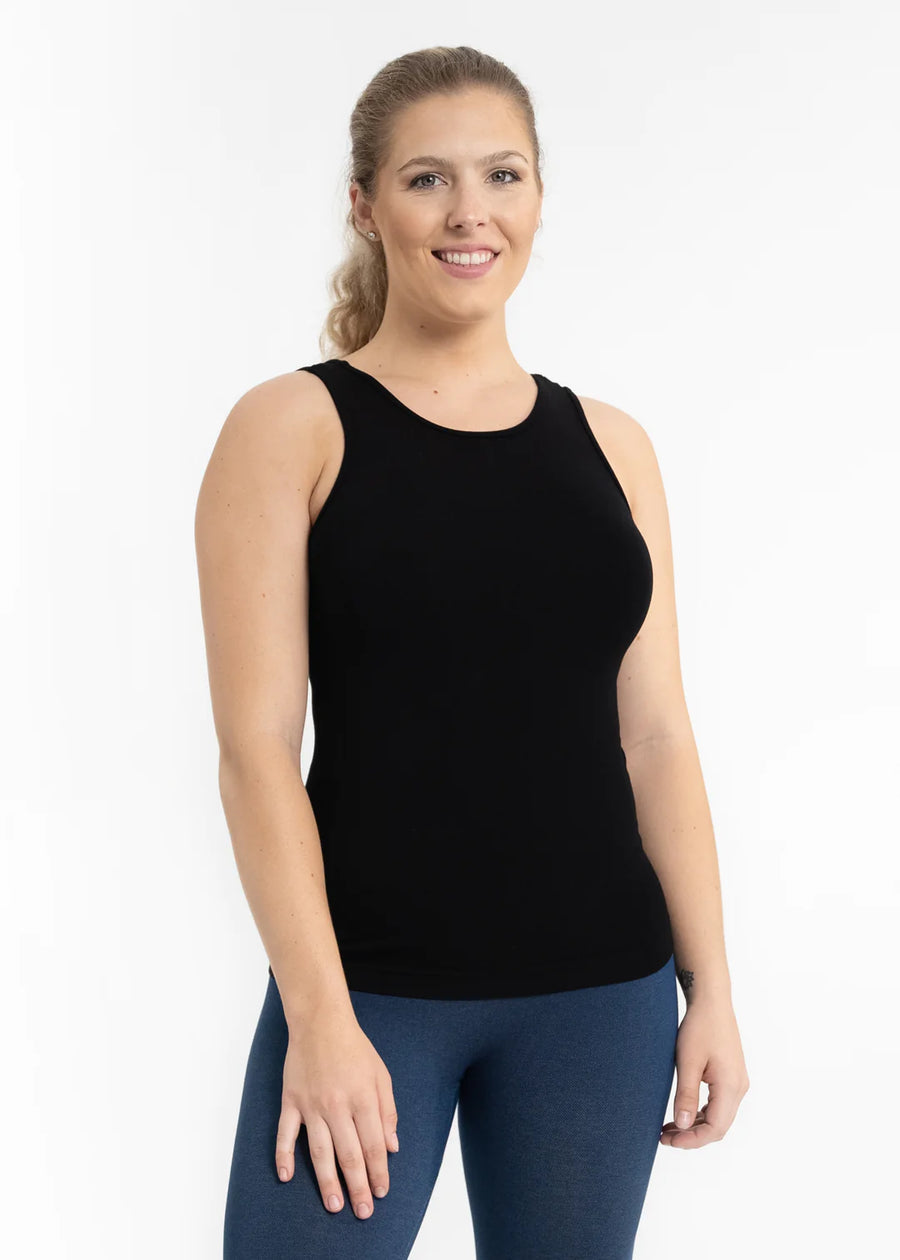 High Neck with Scoop Back Tank
