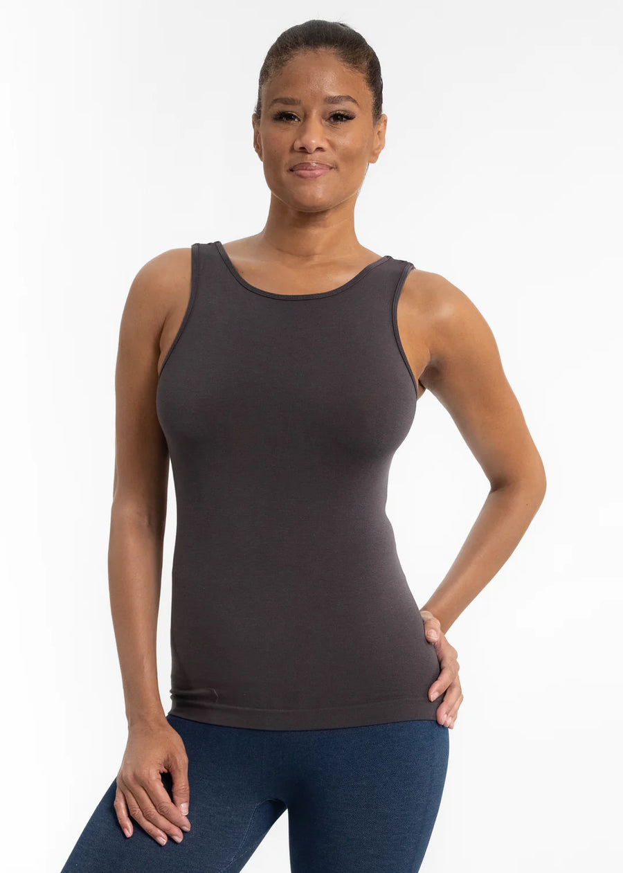 High Neck with Scoop Back Tank