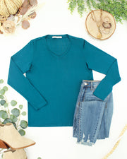 WAREHOUSE ONLY Larissa Long Sleeve - Teal